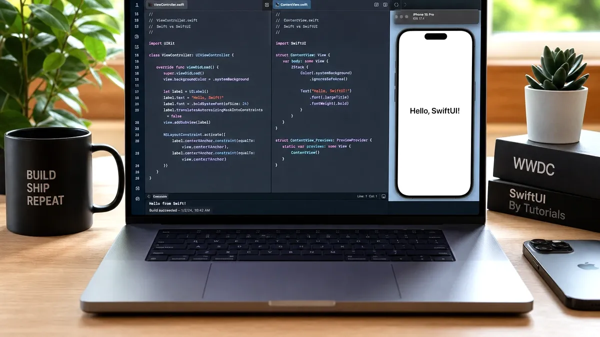 Swift vs SwiftUI comparison for iOS app development in UAE