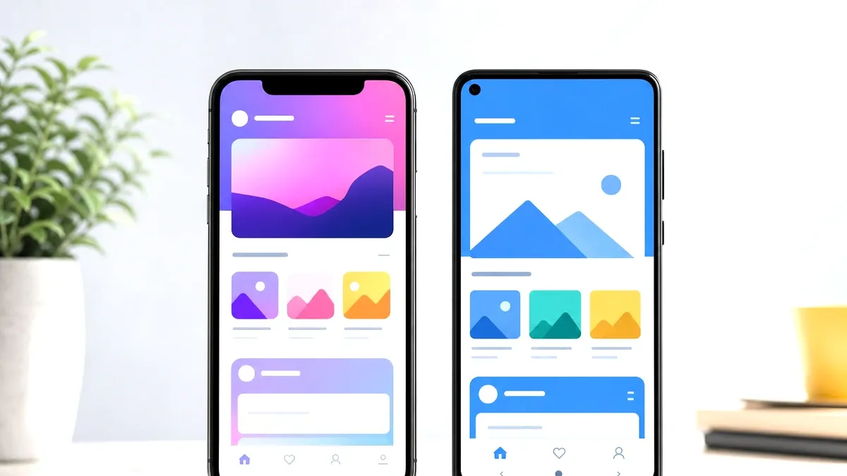 React Native vs Flutter framework comparison for mobile app development