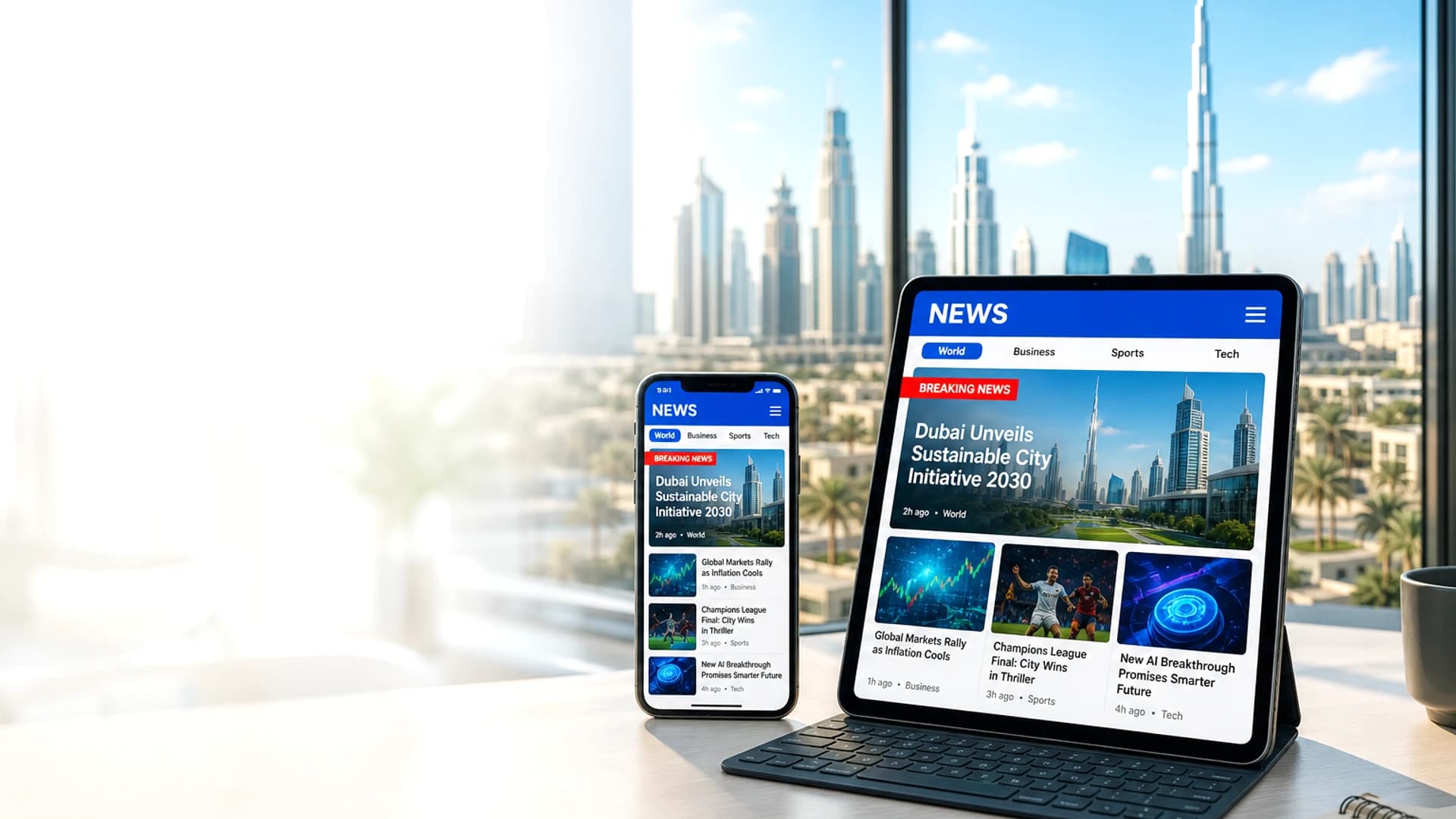News app development company in Dubai UAE building digital publishing platforms