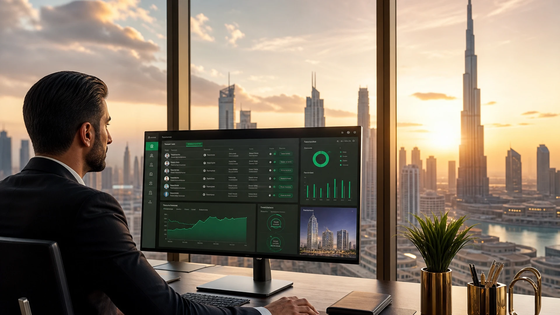 Property management software development company in Dubai UAE building tenant lease rent maintenance and accounting platforms